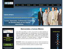 Tablet Screenshot of cursosmexico.com